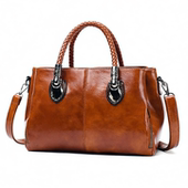 欧美复古女包潮流外贸油蜡皮新款 手提单肩斜挎包全球