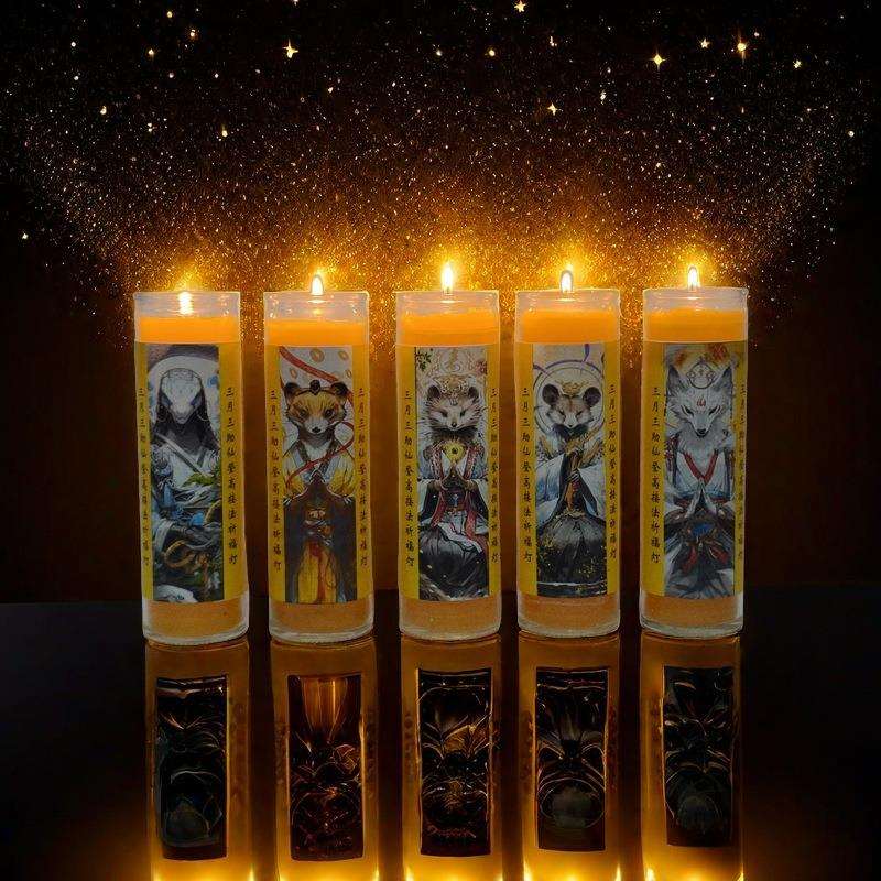 东北工蜡烛财神蜡烛现货蜡烛希望于幸运之光2025新品