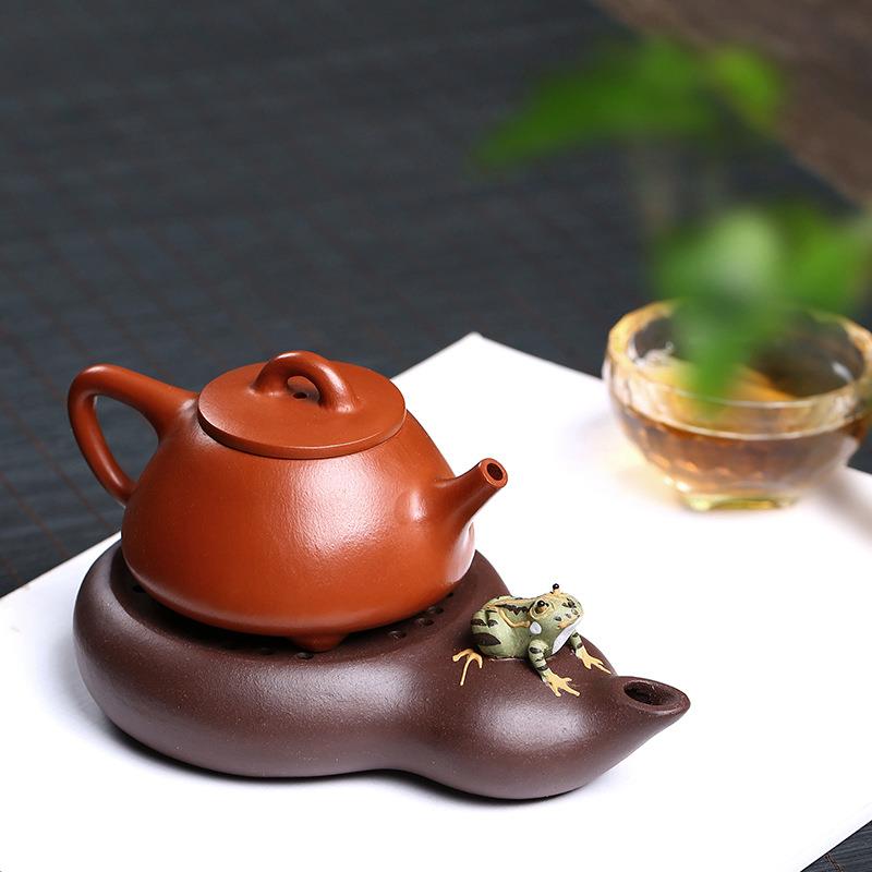 壶拖紫砂 宜兴原矿手工壶承茶壶底座垫 厂家促销处理葫芦茶具