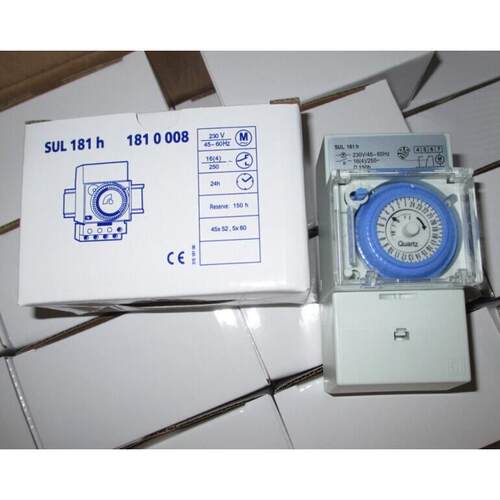 12V DC机械式定时器 小定时30分钟时间 时控开关SUL181h 带电池