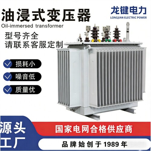 100KVA三相油浸式变压器10kv油变200/315KVA配电变压器