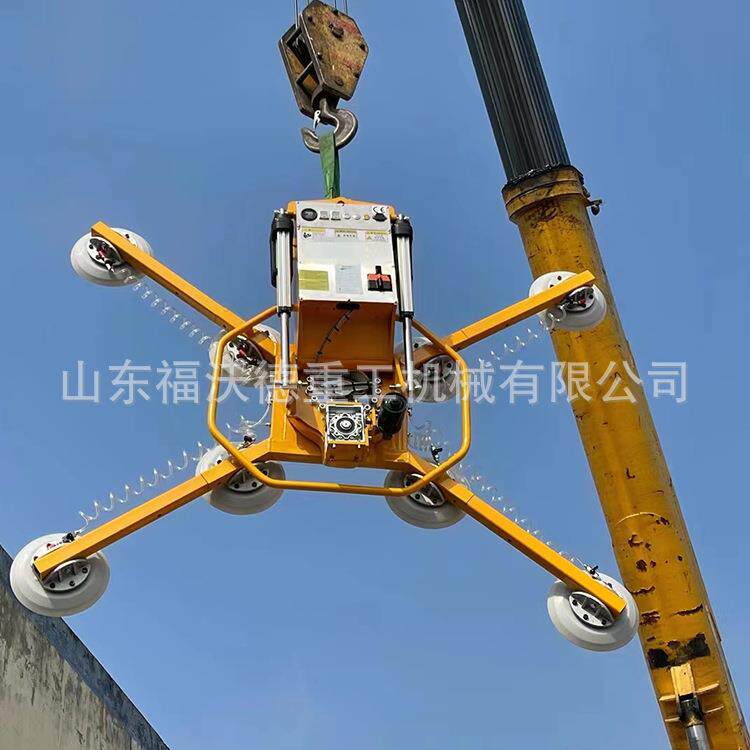 大理石材吸盘吊机智能双主机电动玻璃吸盘幕墙高空吊装工具载重
