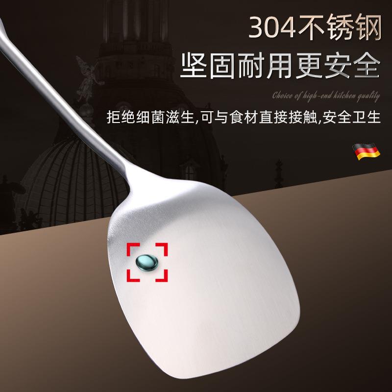 迷你锅铲厨具304不锈钢炒菜铲家用短柄炒勺户外小锅专用铲三件套