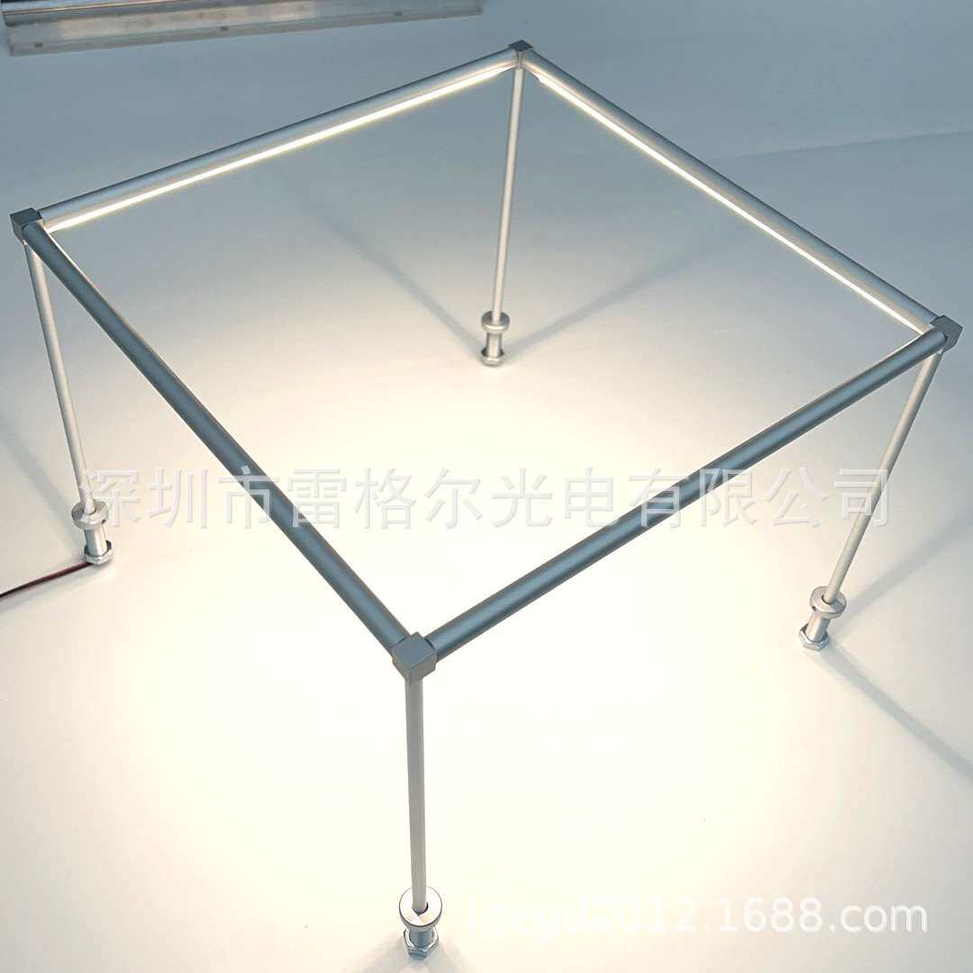 方形LED柜台灯门型珠宝展示灯条橱柜展示方型线条灯