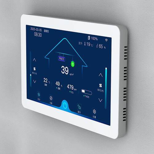G7 PRO新风彩屏智能控制器 新风系统控制 带PM2.5 CO2 VOC等显示