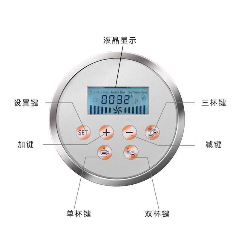 跨境900A磨豆机商用专业意式电动磨豆机定量咖啡豆电控研磨机