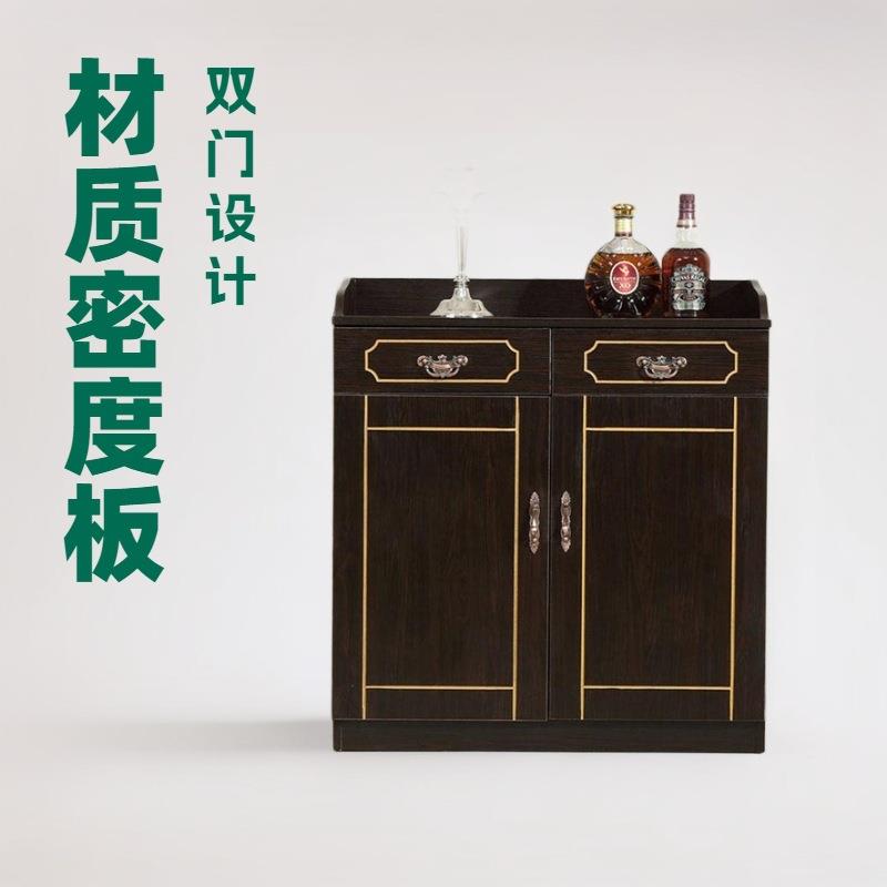 办公柜子文件柜隔断柜带锁储物柜打印机柜餐边柜北欧风黑胡桃酒柜