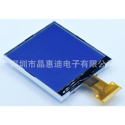 2.9寸/负显/128128/点阵/液晶屏/LCD/蓝膜/JHD128128-G52BFW-B