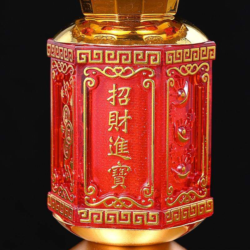 财神爷供灯蜡烛灯宝莲水晶波灯长明灯神社灯家用佛前神台供灯