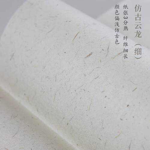 红星牌云龙皮纸宣纸书画纸四尺加厚手工宣纸书法练习创作用纸
