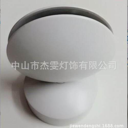 杰雯led壁灯户外圆形花园壁灯简约现代铝可360度转新品360转