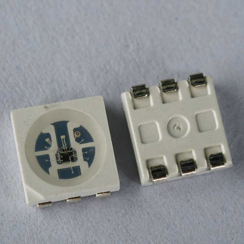 贴片5050RGB幻彩内置IC芯片灯珠幻彩贴片5V12VLED灯带灯条幻彩灯