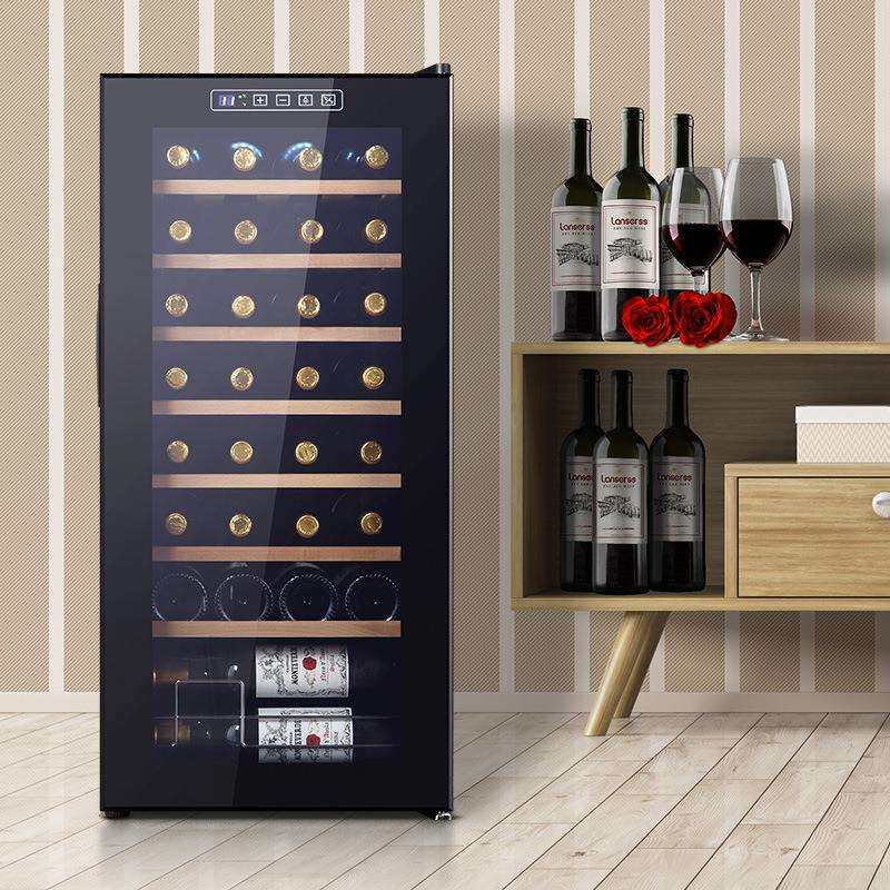 智能恒温酒柜红酒酒柜实木商用酒柜220v/110v红酒柜工厂供应