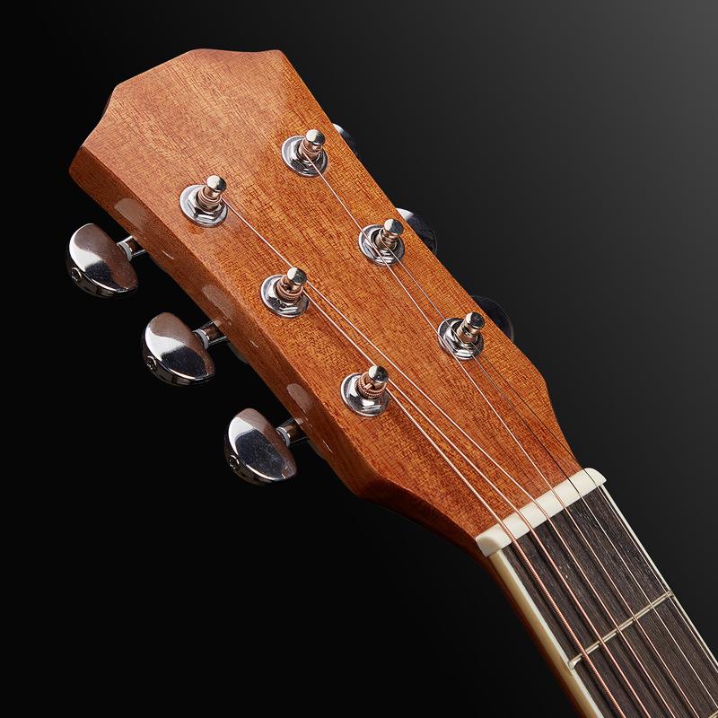吉他民谣吉他大量现货Guitar41寸全沙比利吉他jita民谣木乐器