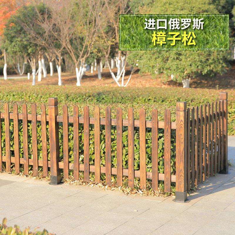 厂家直销防腐木栏杆室外围栏护栏格栅网格草坪栅栏田园加厚装饰篱