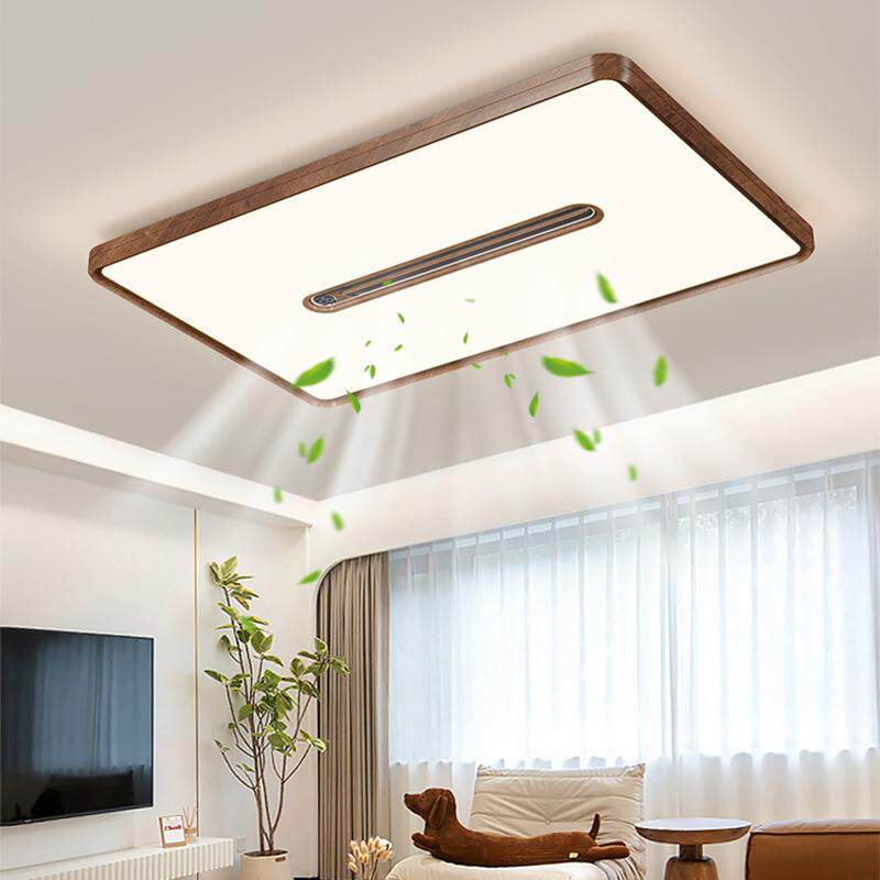 2025新款客厅主灯负离子全光谱无叶风扇全屋简约吸顶灯中山灯具
