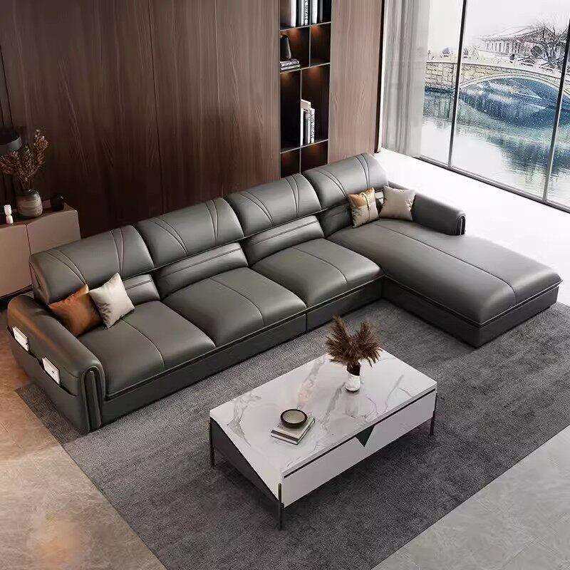 北欧现简约客厅科技布沙发直排小户型家用轻奢贵妃布艺沙发组合