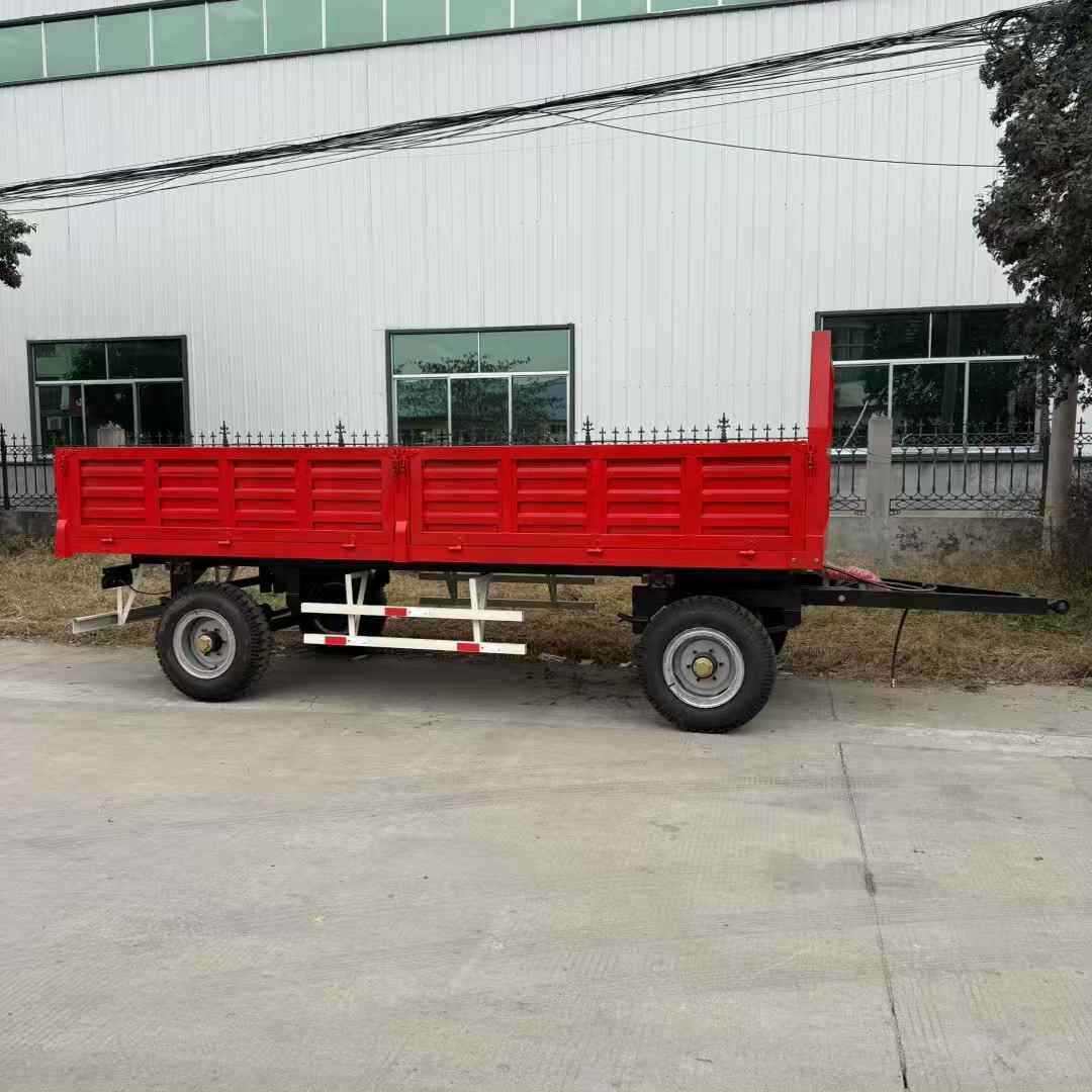 拖车斗多吨位推车拖车拉货牵引搬运车3吨多功能自卸箱板拖车