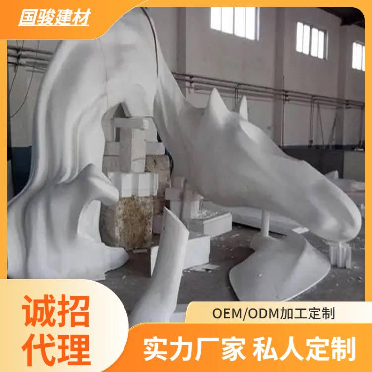 大型泡沫雕塑城堡模型浮雕现代艺术抽象摆饰雕刻工厂泡沫工厂