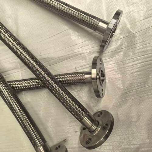 工业法兰式金属软管波纹管化工管道耐高温高压304编织管网