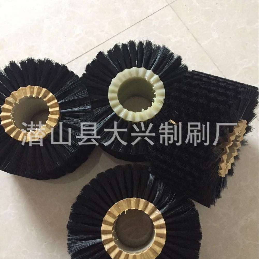 厂家供应工业清洗尼龙丝滚筒毛刷 果蔬清洁机毛刷辊 清扫器毛刷辊
