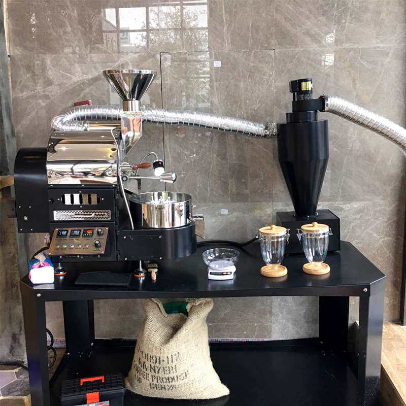 东亿咖啡烘焙机工作台桌子展架双层不锈钢展台操作台机器台饮料桌