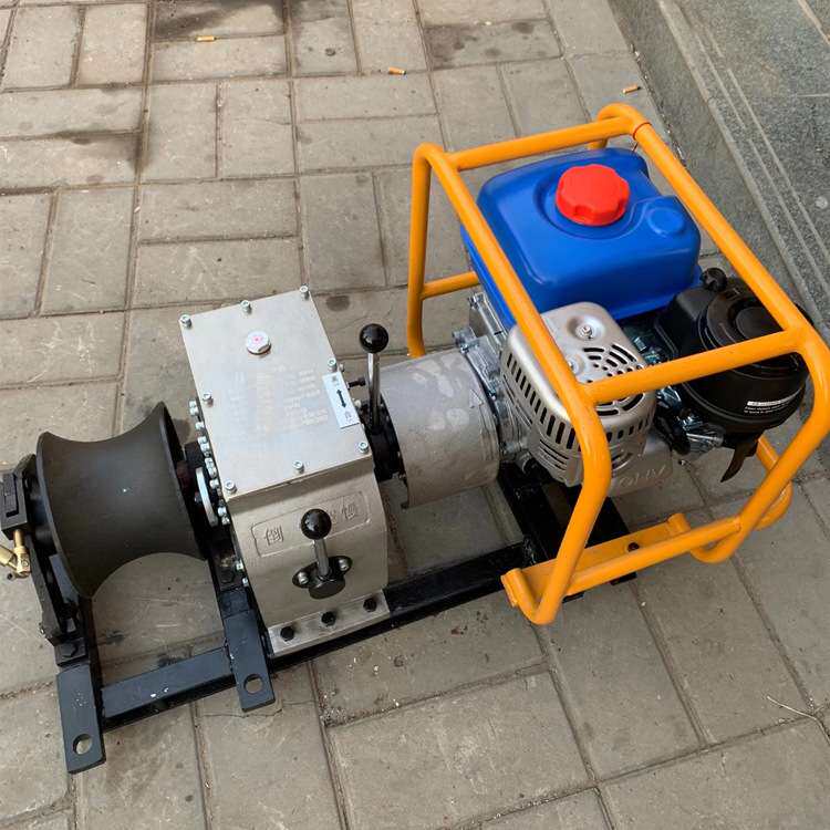 湘潭款5吨快速绞磨 收放线柴油绞磨机5T轴传动绞磨牵引机