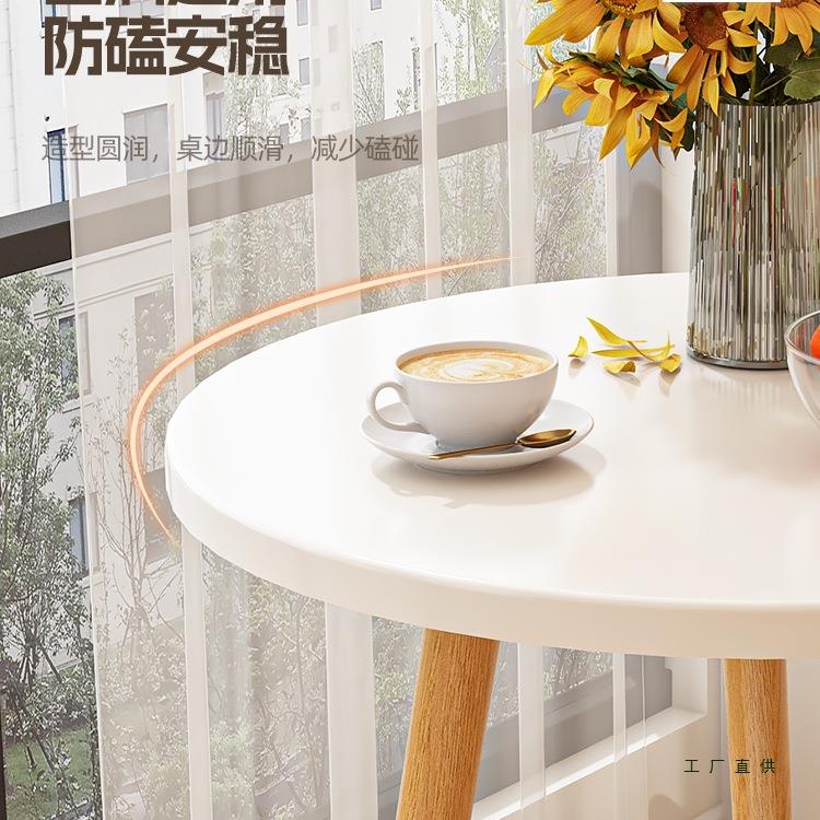沙发边几小桌子双层小圆桌客厅家用茶桌床头置物架迷你阳台小茶几