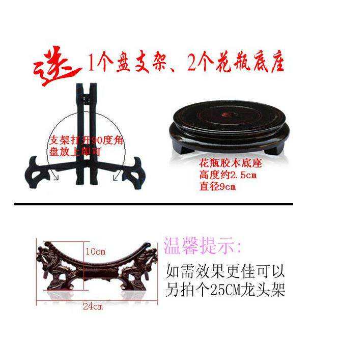 景德镇陶瓷器简约欧式客厅三件套手工描绘花瓶摆件装饰家居工艺品