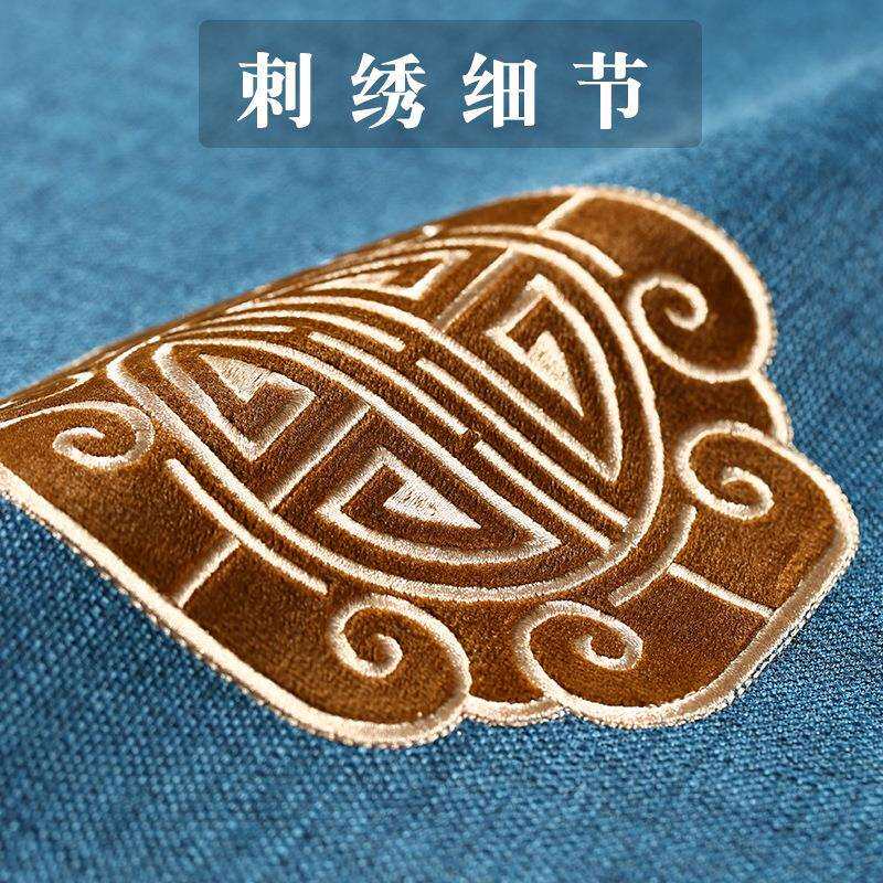 中式坐垫椅垫靠背一体实木圈椅茶椅垫靠枕靠山枕罗汉床云朵枕靠垫