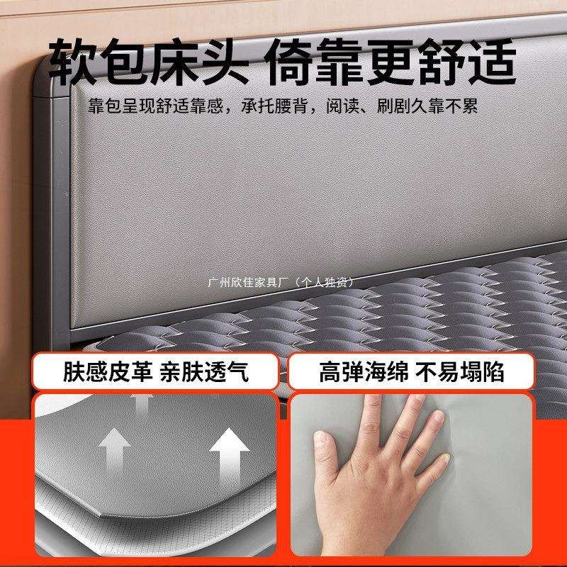 折叠床沙发两用新款双人硬板床单人床成人家用临时床结实耐用