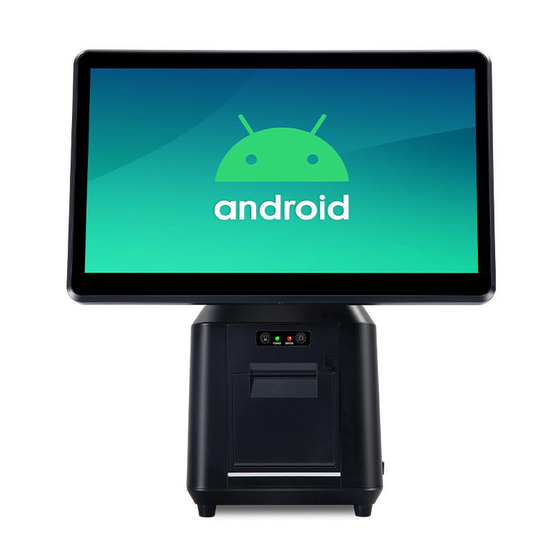 安卓系统收银一体机超市收银机奶茶店扫码点餐机触摸零售收银系统