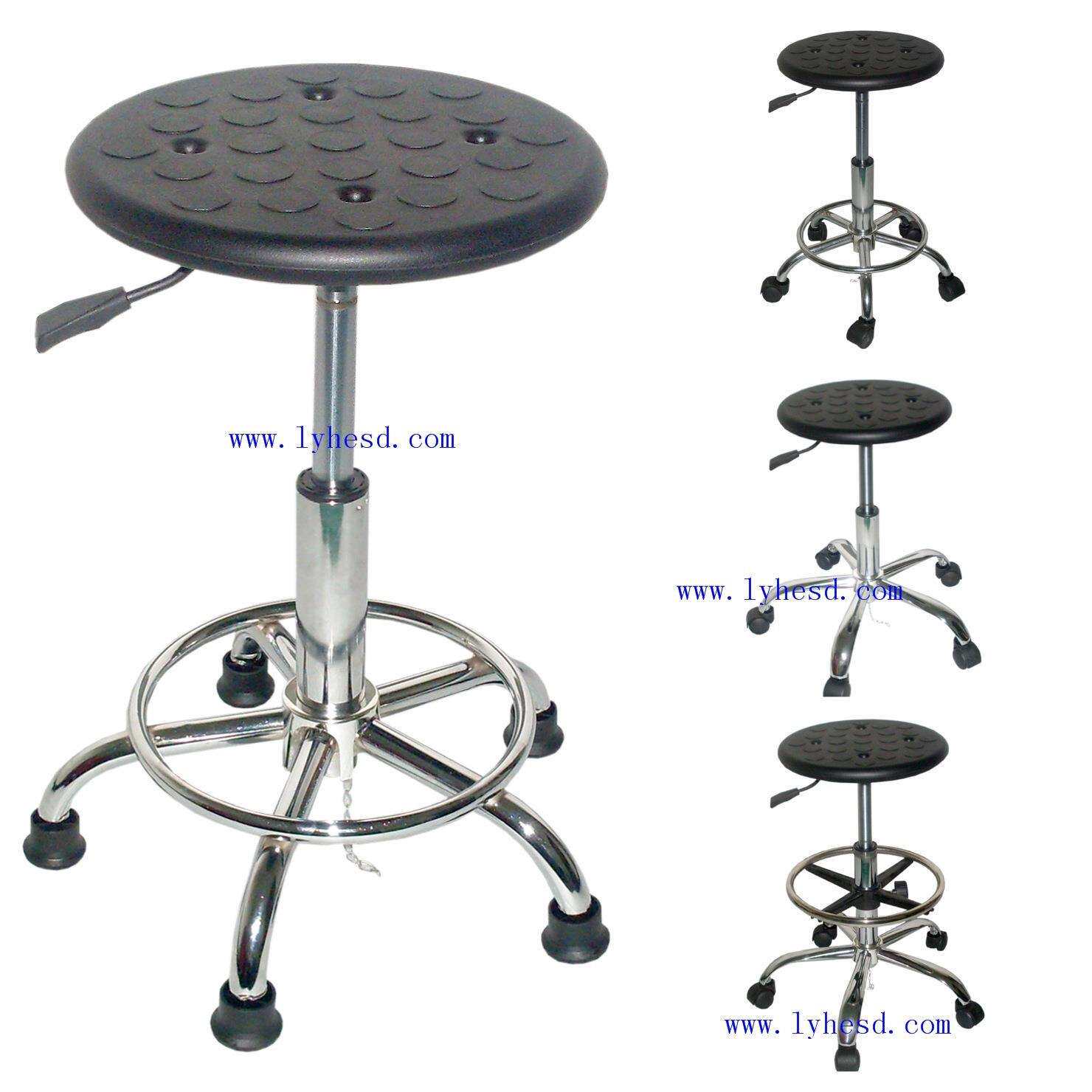 升降防静电凳子圆形实验凳吧椅车间员工凳子久坐不累抗疲劳凳