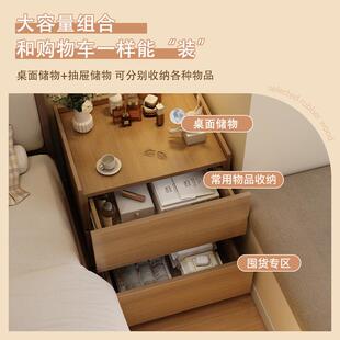 床头柜替代品卧室小型收纳柜子家用小户型储物柜家用创意置物架