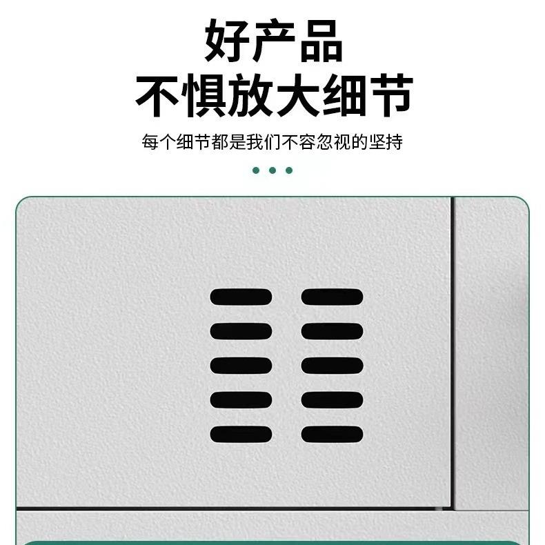 中二抽铁皮文件柜办公室资料柜档案柜凭证柜抽屉带锁书柜储物柜子