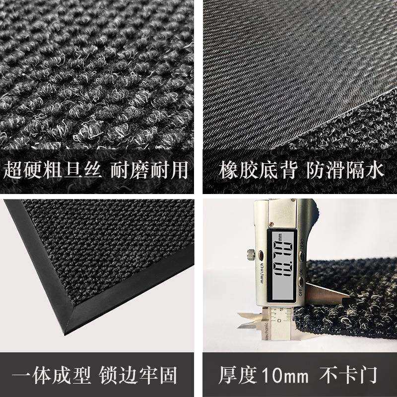 商用地垫LOGO菠萝纹酒店迎宾地毯室外进门口吸水除尘防滑垫脚垫
