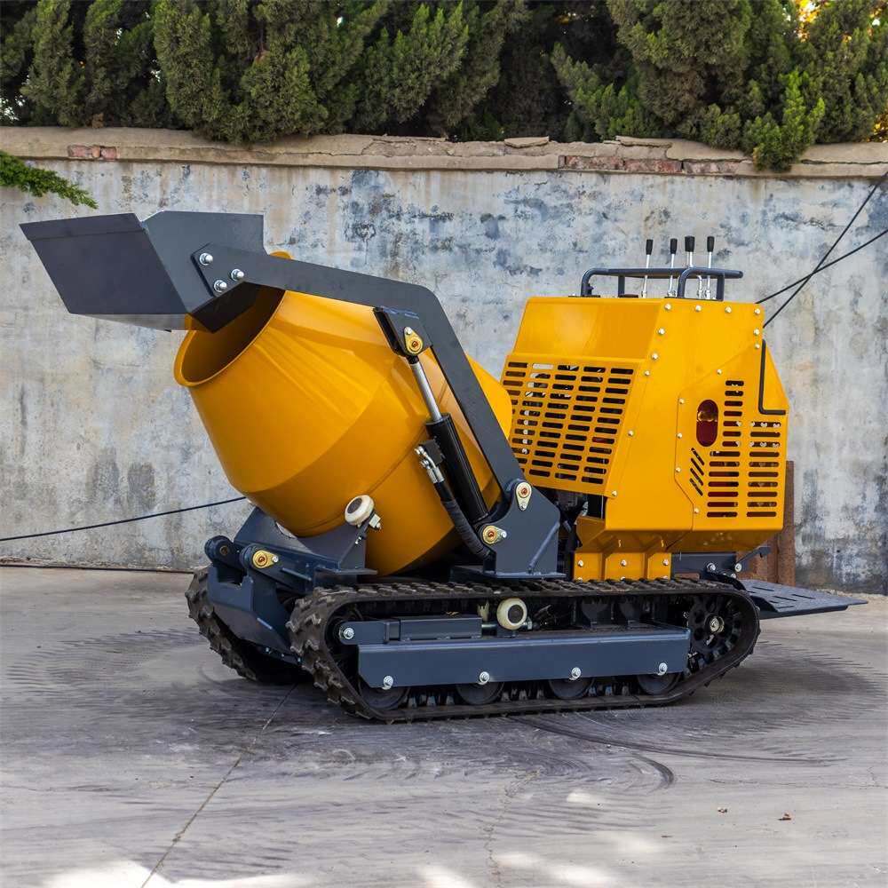 出口法国履带式小型搅拌车 农用液压工程搅拌灌 家用自上料搅拌机