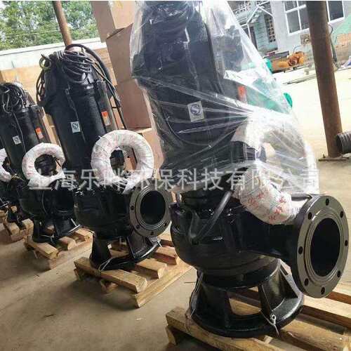 上海凯泉泵5.5kw三相无堵塞排污泵wq潜污泵380V2寸污水泵增压泵