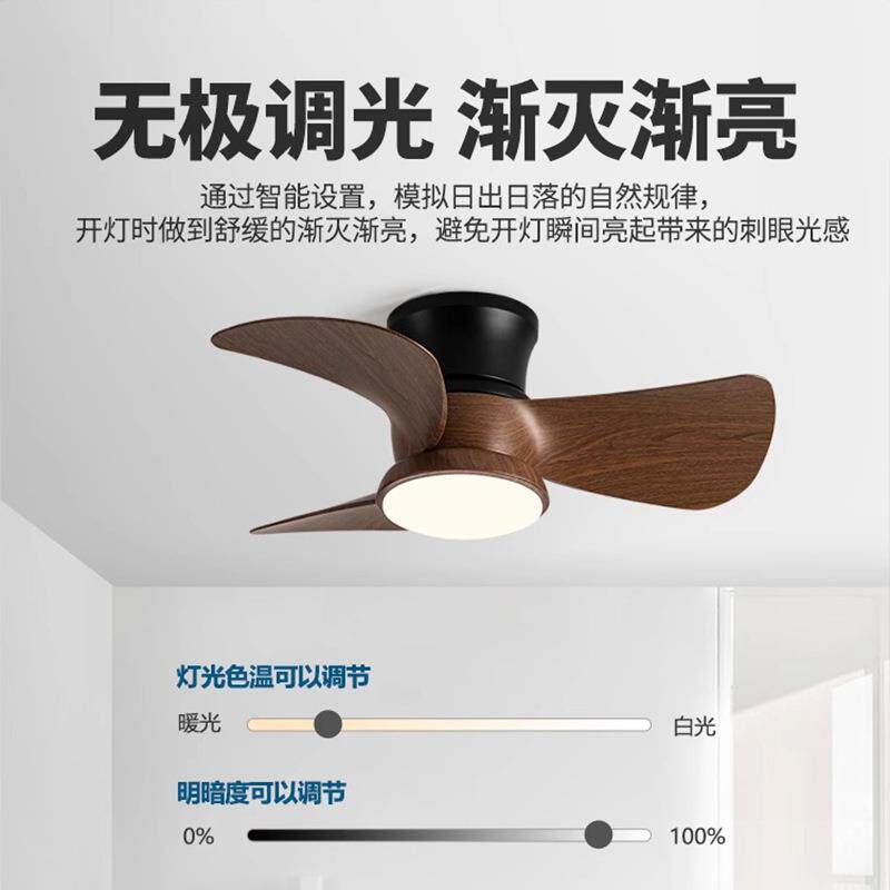 阳台过道吊顶吊扇灯餐厅厨房书房电风扇吊灯卧室儿童房吸顶风扇灯