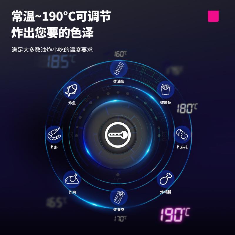 乐创电炸炉 单缸商用油炸锅油炸机薯塔机炸鸡排薯条加厚炸炉双缸