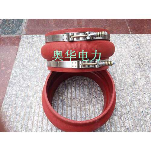 DN200纽普兰克莱德柔性管接头 RJT软连接 卡箍 橡胶接头