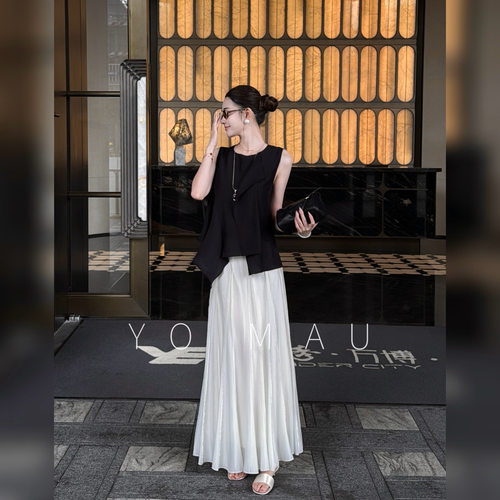 【YOMAO】高腰线微鱼尾大摆显瘦半身裙MM9164