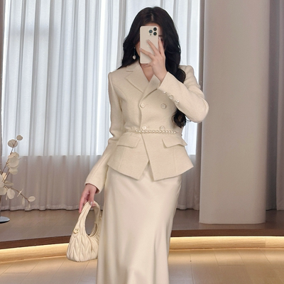 【廖廖粉丝专享】小香风高级质感上衣显瘦短款外套LZ1591