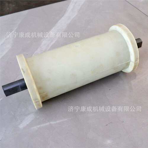 康成聚氨酯地滚尼龙托辊耐磨直径300钢丝绳用拖绳轮铸钢铁地辊轮