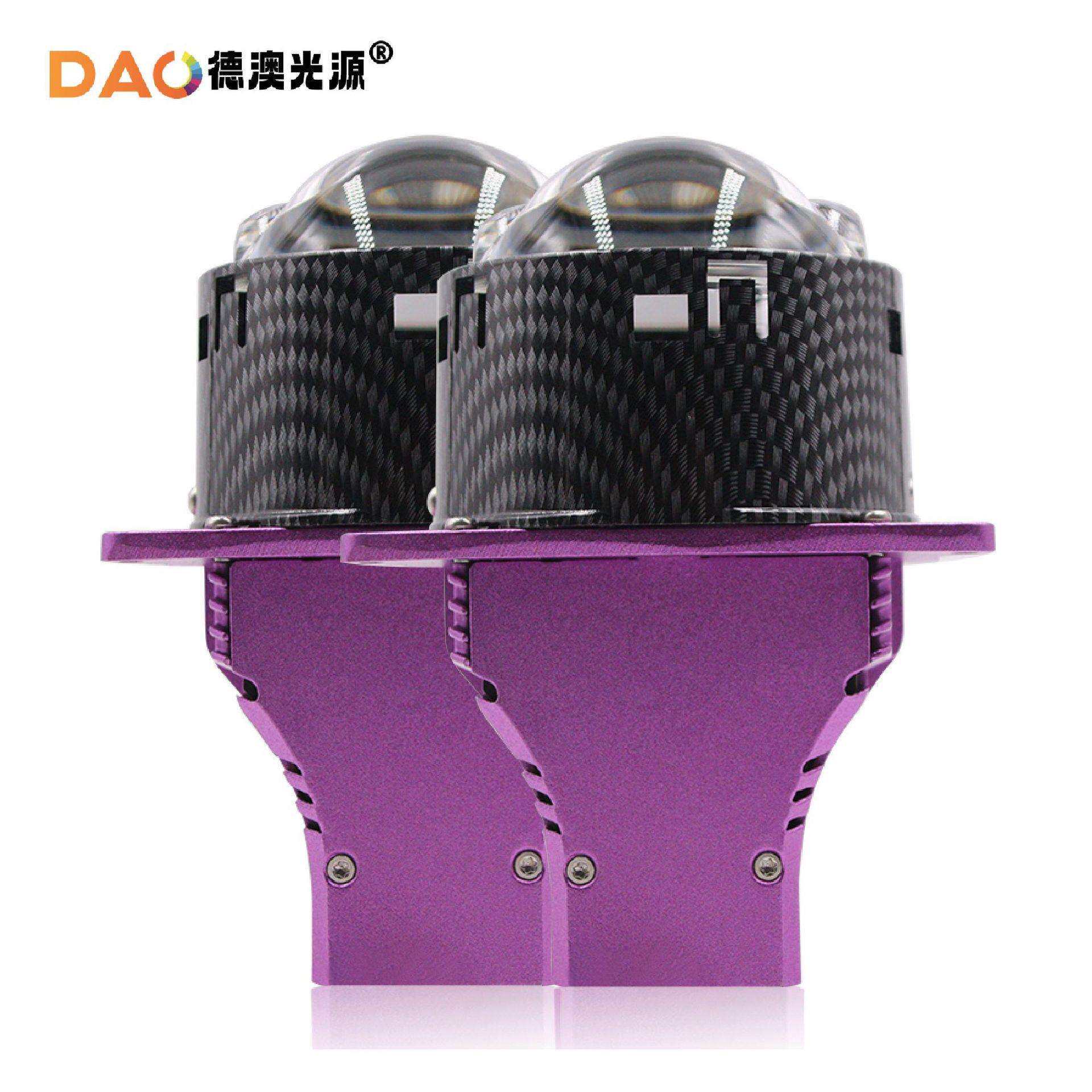 3.0寸JG13LED直射双光透镜75W大功率改装汽车大灯远近一体光灯泡
