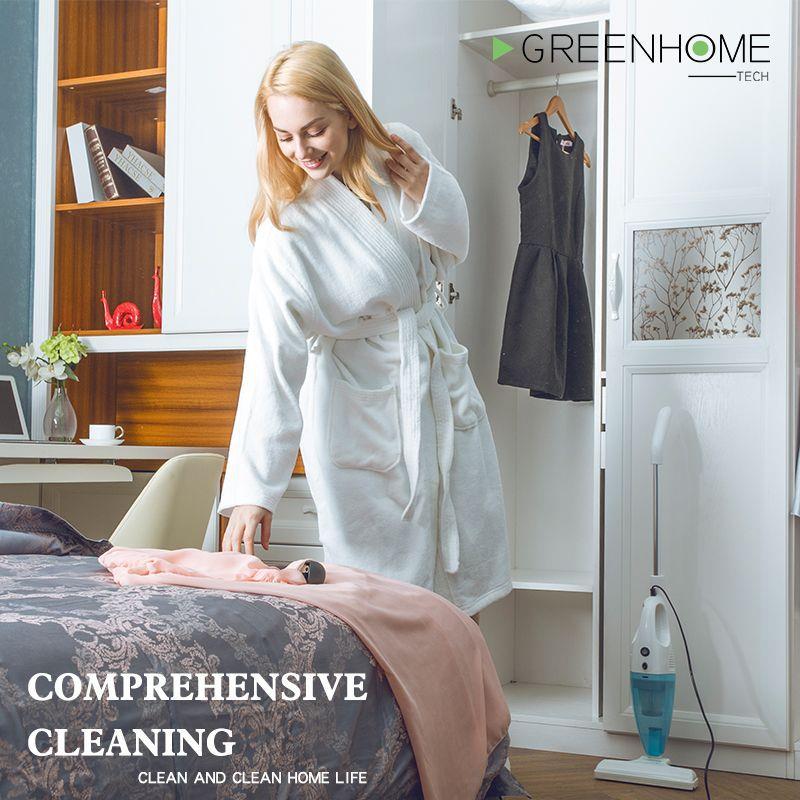 Greenhome家用手持推杆两用吸尘器 跨境干式大功率吸尘机OEM