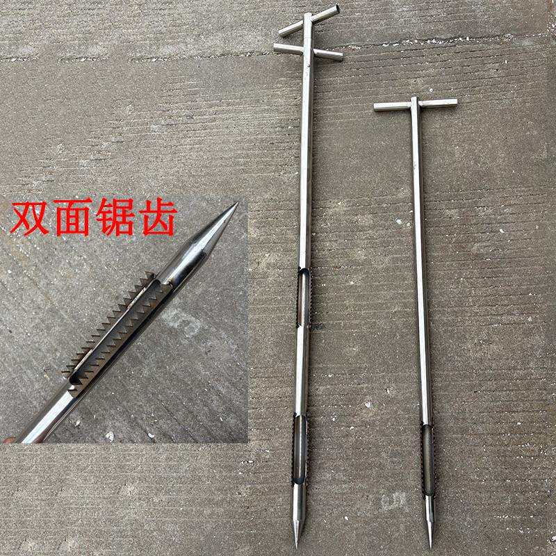 不锈钢取样器玉米篓子专用狼牙锯齿探子粮食苞米玉米棒单双管扦样