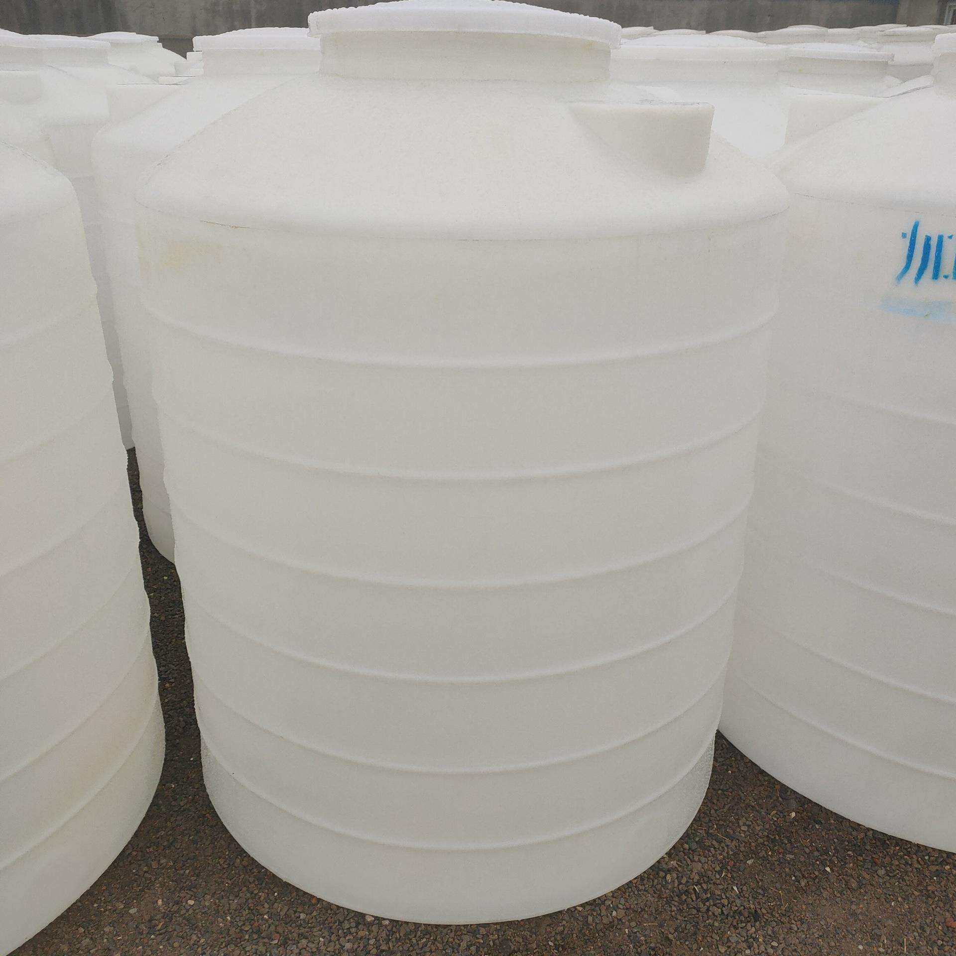 1T一吨塑料立式水塔塑料大白桶储水圆桶室外水罐车间周转桶化工桶