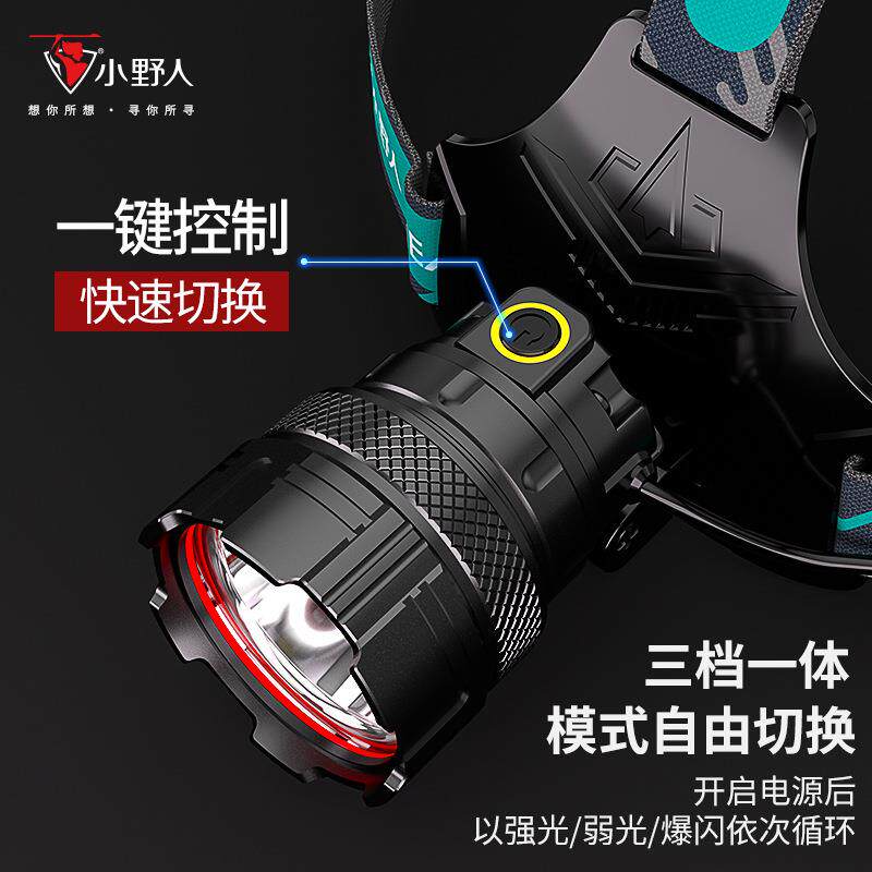 跨境新款感应大功率工作灯强光超亮伸缩头戴式头灯变焦户外头灯