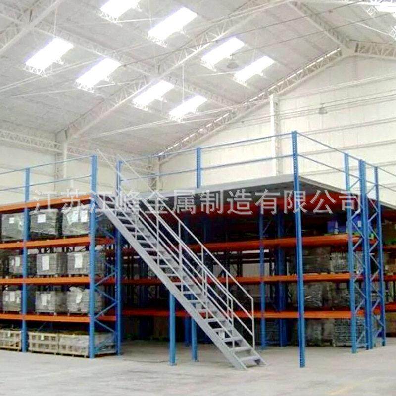 悬臂架双面悬臂阁楼货架重力式仓库仓储手自一体伸缩存放货架